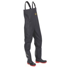 Amblers Danube Size 8  Black Safety Chest Waders