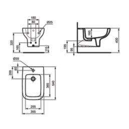 Ideal Standard i.life A Wall-Mounted Bidet