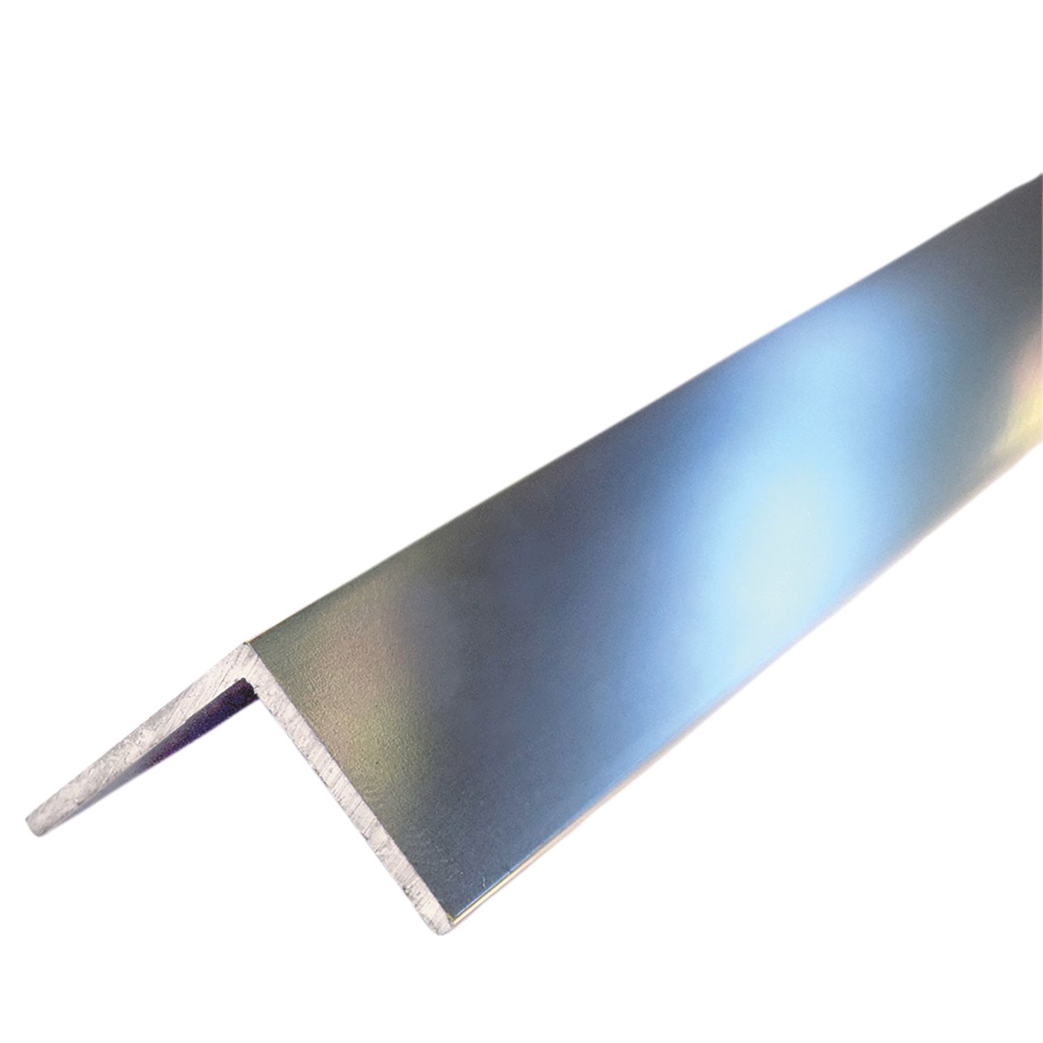 Multipanel Type 102 Corner Profile Polished Aluminium 2450mm x 19.05mm (127JE)