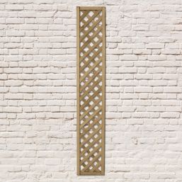 Forest Rosemore Softwood Rectangular Trellis 1' x 6' 3 Pack
