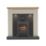 Be Modern Barrowden Electric Fire Suite Stone-Effect 1070mm x 350mm x 1045mm