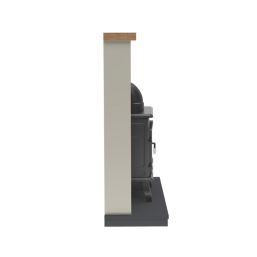 Be Modern Barrowden Electric Fire Suite Stone-Effect 1070mm x 350mm x 1045mm