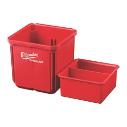 Milwaukee PACKOUT 10cm Storage Bin 2 Pack