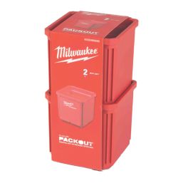 Milwaukee PACKOUT 10cm Storage Bin 2 Pack