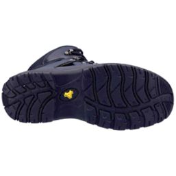 Amblers AS606 Size 4 Womens Black Water-Resistant Steel Toe Cap Safety Boots