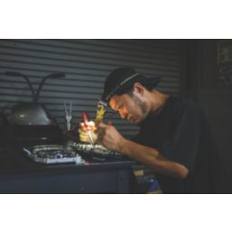 LEDlenser HF4R Work Rechargeable LED Head Torch Black/Yellow 130lm