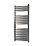 Towelrads Eton Designer Towel Radiator 1000mm x 300mm Grey / Silver 931BTU
