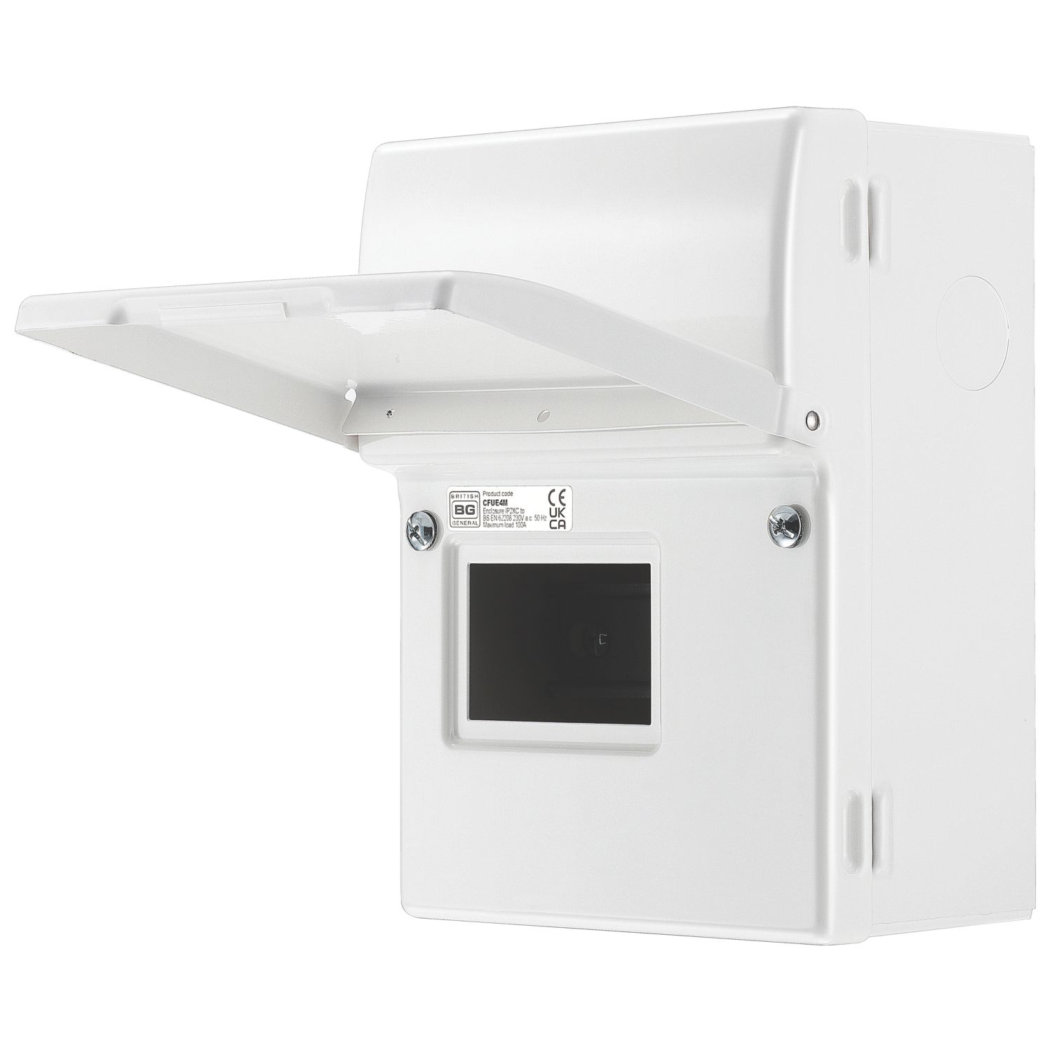 British General Fortress 4-Module Unpopulated Enclosure Only Consumer Unit (127XF)