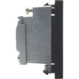 British General  Modular Coaxial TV Socket Black