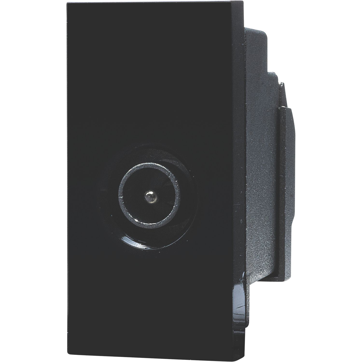 British General Modular Coaxial TV Socket Black (127XG)