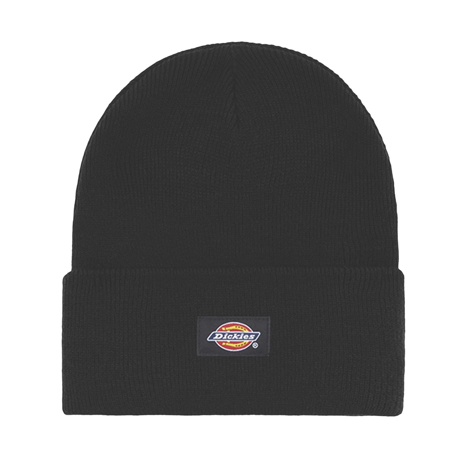 Dickies Acrylic Cuffed Beanie Headwear Black (127XR)