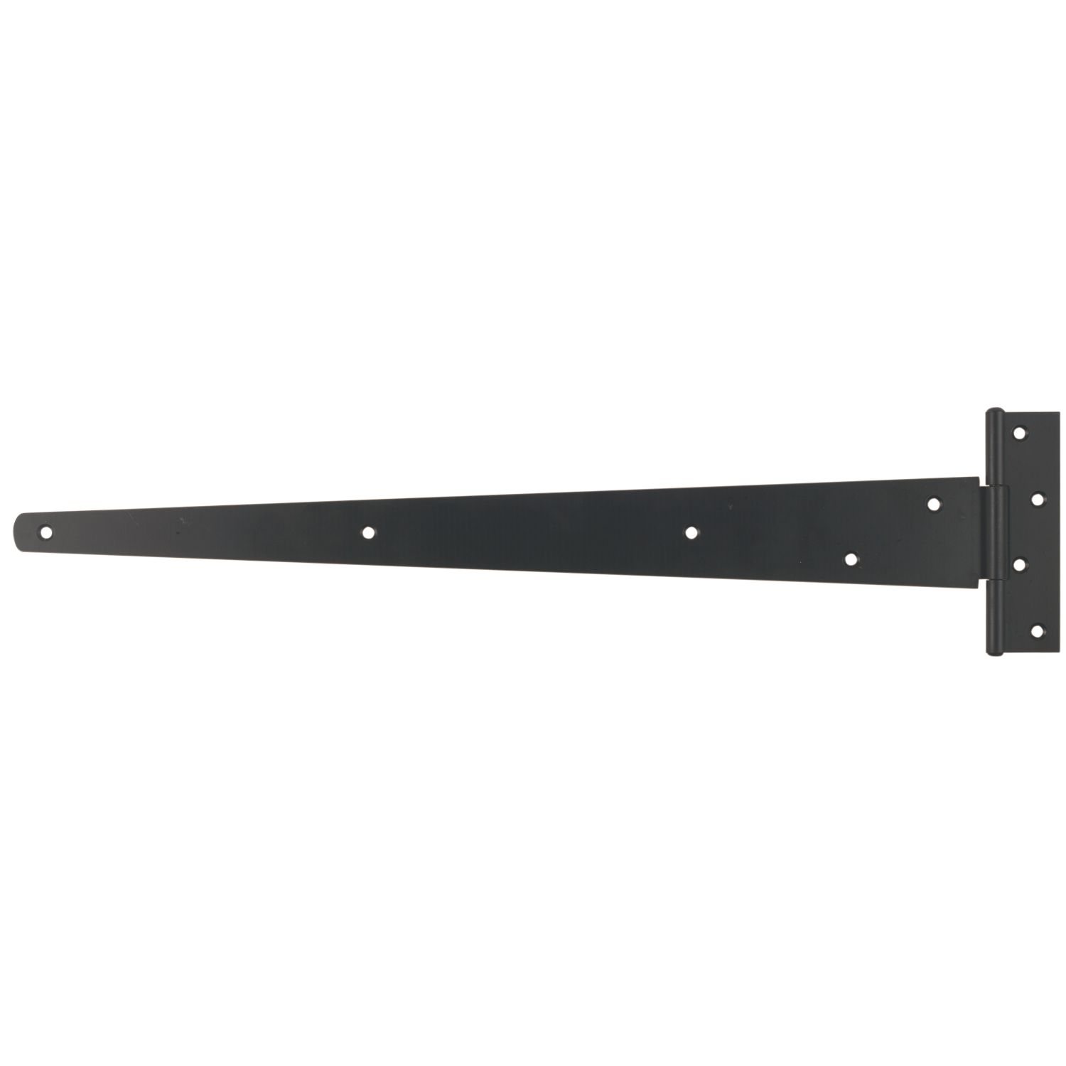 GateMate Black Straight Medium Tee Hinges 150mm x 24" x 600mm 2 Pack (127YV)