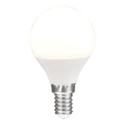Essentials  E14 Mini Globe LED Light Bulb  470lm 4.2W 4 Pack