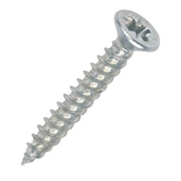 Quicksilver  PZ Double-Countersunk Thread Cutting Woodscrews 6ga x 1/2" 200 Pack