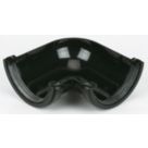 FloPlast  uPVC 90° Half Round Angle Black 112mm