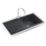 Franke Orion 1 Bowl Tectonite Inset Kitchen Sink Black Reversible 940mm x 510mm