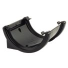 FloPlast  uPVC Half Round Union Bracket Black 112mm