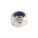 Easyfix A2 Stainless Steel Nylon Lock Nuts M10 100 Pack
