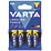 Varta Longlife Power AA Alkaline High Energy Batteries 4 Pack