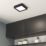 Eglo Fueva 6 LED Ceiling Light Black 7W 1100lm