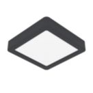 Eglo Fueva 6 LED Ceiling Light Black 7W 1100lm