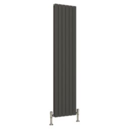 Reina Harley Double 1800mm x 420mm 4161BTU Anthracite Vertical Designer Radiator