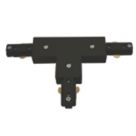 Knightsbridge 1-Circuit T-Connector Black