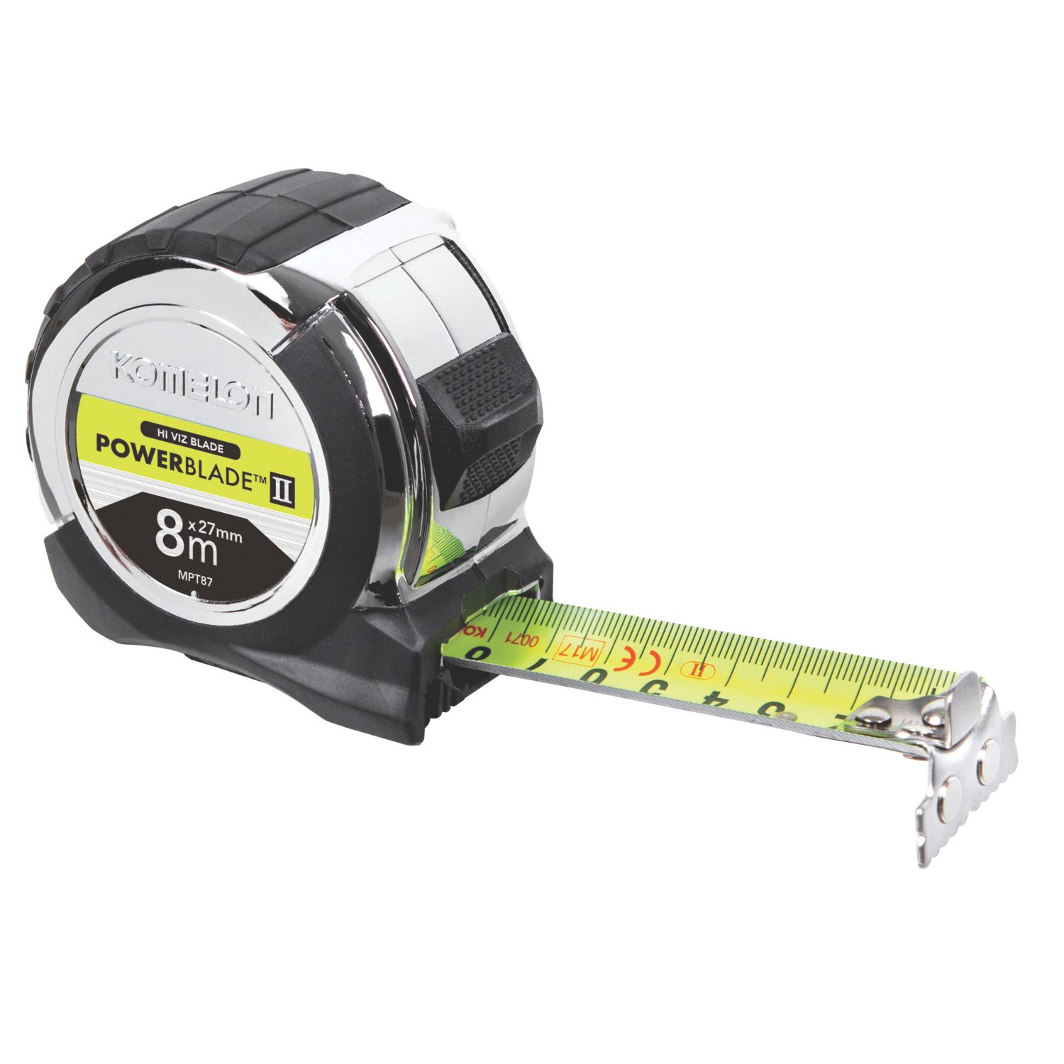 Komelon PowerBlade II Metric Only 8m Tape Measure (128GM)