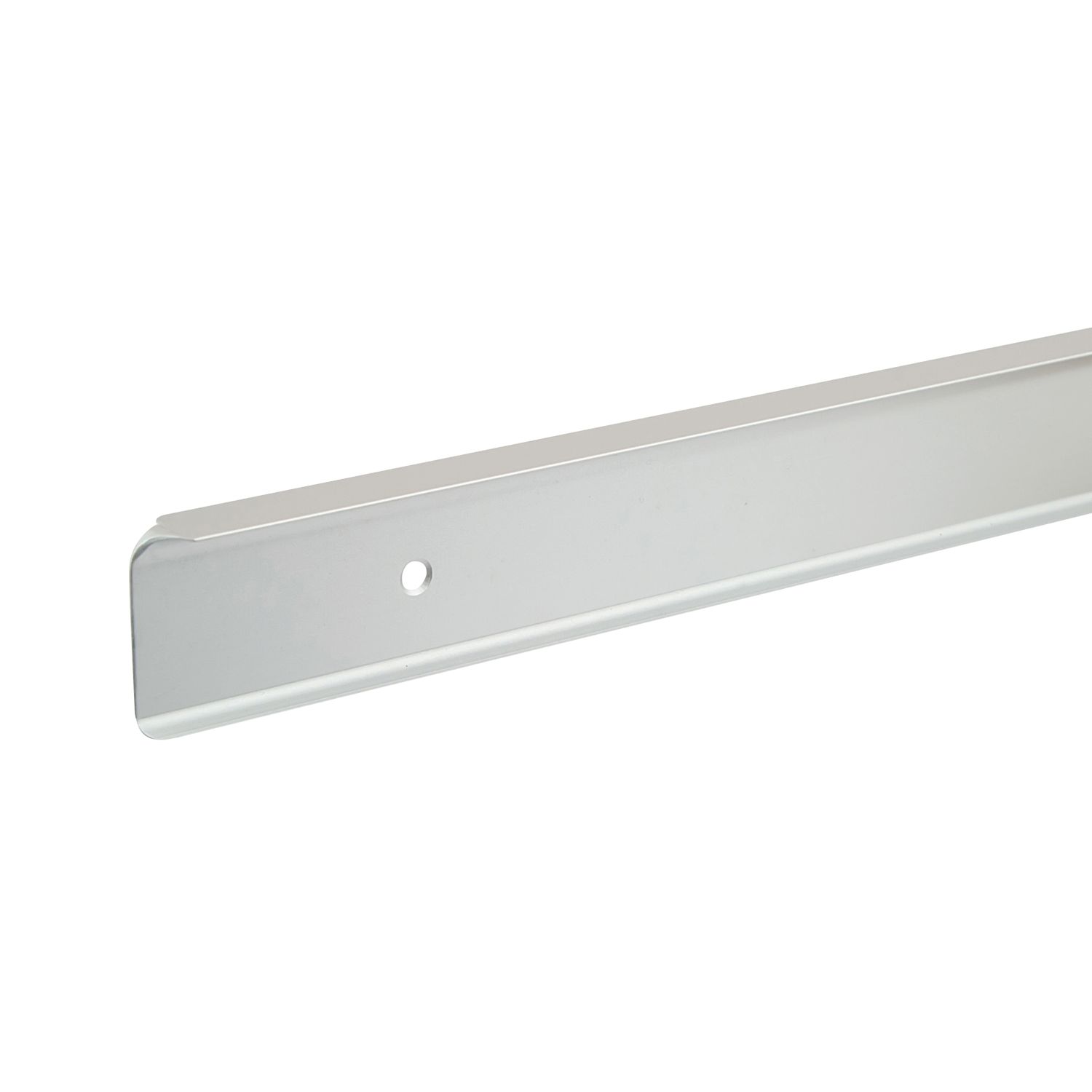 Unika Worktop Corner Joint Brushed Silver 630mm x 40mm (128HG)