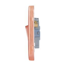 Schneider Electric Lisse Deco 10A 1-Gang 3-Pole Fan Isolator Switch Copper  with White Inserts