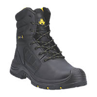 Amblers AS350C Metal Free  Safety Boots Black Size 9