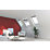 Keylite  Manual Centre-Pivot Grey & White uPVC Roof Window Clear 550mm x 780mm