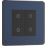 British General Evolve 1-Gang 2-Way LED Double Master Touch Trailing Edge Dimmer Switch  Blue with Black Inserts