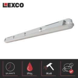 Lexco Alrai Single 4ft LED CCT Batten 36W 2500-5000lm 220-240V