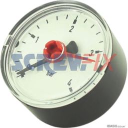 Worcester Bosch 87161423580 50mm x 1/8 Back 4Bar Pres. Guage