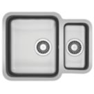 Franke Lucca 1.5 Bowl Stainless Steel Kitchen Sink 600mm x 465mm