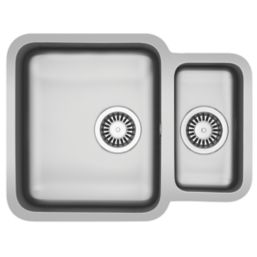 Franke Lucca 1.5 Bowl Stainless Steel Kitchen Sink 600mm x 465mm