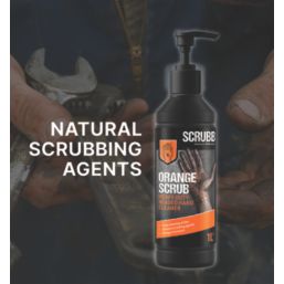 Scrubb Orange Scrub Heavy Duty Gritty Hand Cleaner 1Ltr