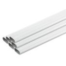 Deta TTE Oval uPVC White Conduit 20mm x 2m 40 Pack