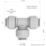 JG Speedfit  Plastic Push-Fit Equal Tee 22mm