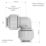 JG Speedfit  Plastic Push-Fit Equal 90° Elbow 22mm