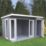 Shire Aster 12' x 8' (Nominal) Pent Tongue & Groove Timber Summerhouse