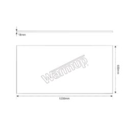 Warmup VLo Ultra-12 Underfloor Heating Plain Panel  1200mm x 600mm x 18mm