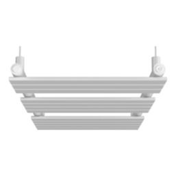Flomasta Flat Bar 1200mm x 500mm 1897BTU White Vertical Designer Radiator