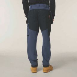 Hard Yakka Toughmaxx Lite Holster Work Trousers Dark Navy 40" W 32.5" L