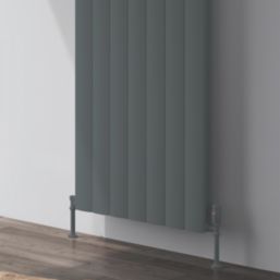 Reina Loco Double 1800mm x 280mm 3072BTU Anthracite Vertical Designer Radiator