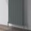 Reina Loco Double 1800mm x 280mm 3072BTU Anthracite Vertical Designer Radiator