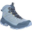 Hi-Tec Infuse Mid Size 4 Womens Blue Waterproof  Non Safety Work Boots