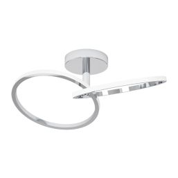 Eglo Congiunti LED Ceiling Light Chrome 12W 1500lm