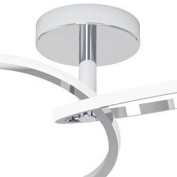 Eglo Congiunti LED Ceiling Light Chrome 12W 1500lm